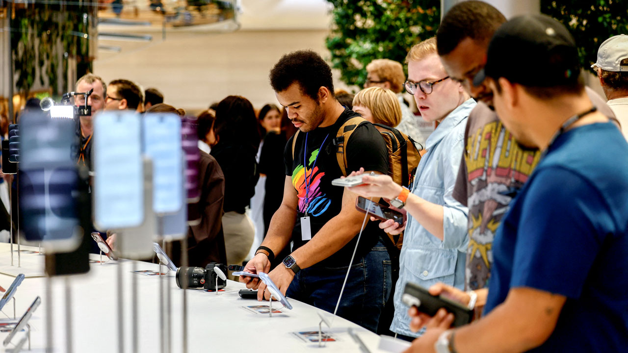 Apple's iPhone 18 goes on sale as customers line up at stores worldwide