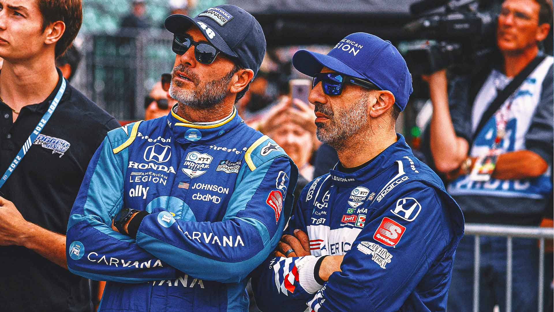 Jimmie Johnson, Tony Kanaan Q&amp;A: Friends on Running NASCAR, INDYCAR Teams