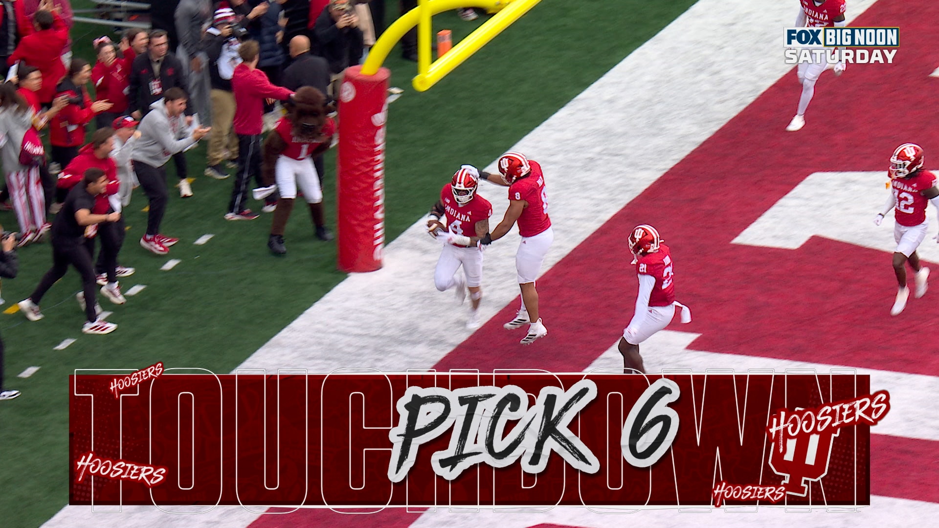 Aiden Fisher gets a PICK-SIX off Nico Iamaleava to put Indiana up 7-0 over UCLA