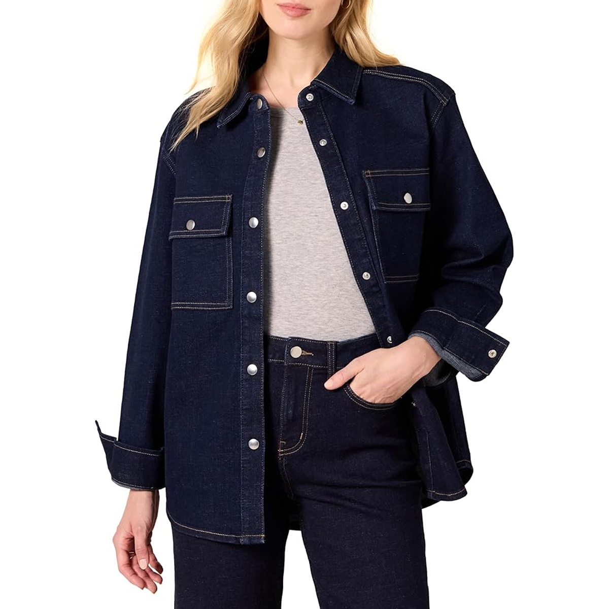 Rachel Zoe’s Denim Jacket Is the Perfect Fall Layer — The Look Is Just $28