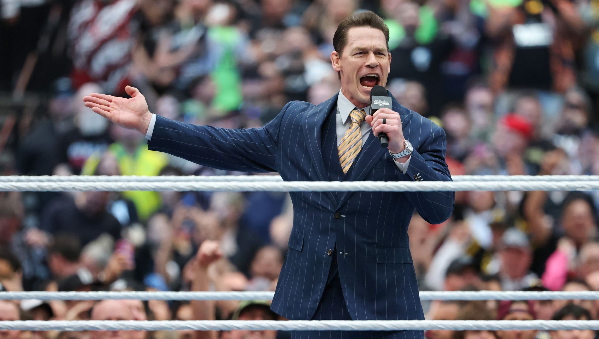 John Cena Takes On New Role At WrestleMania Less Than 5 Months After Retirement