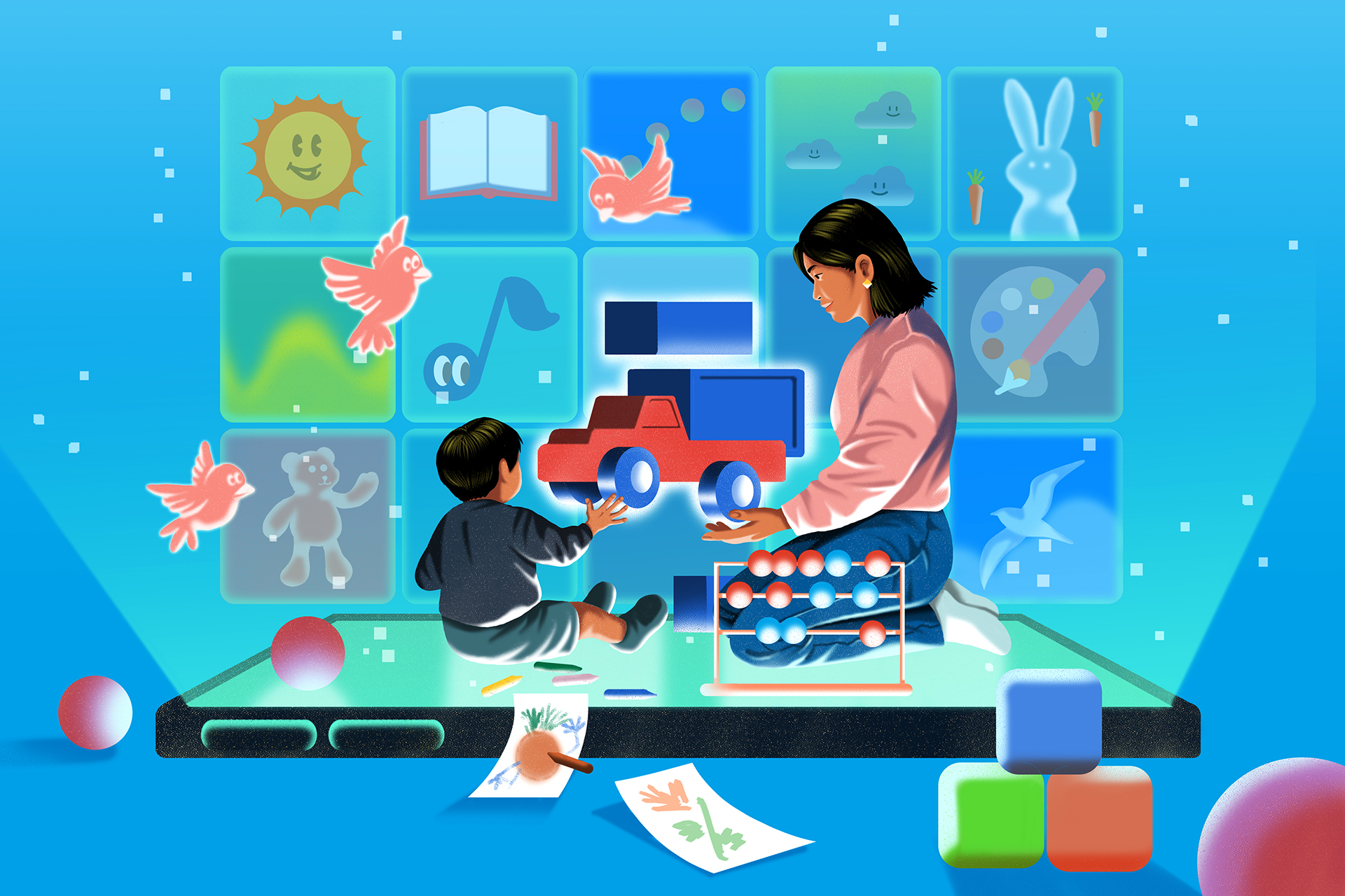 Give your 3-year-old a smartphone*
