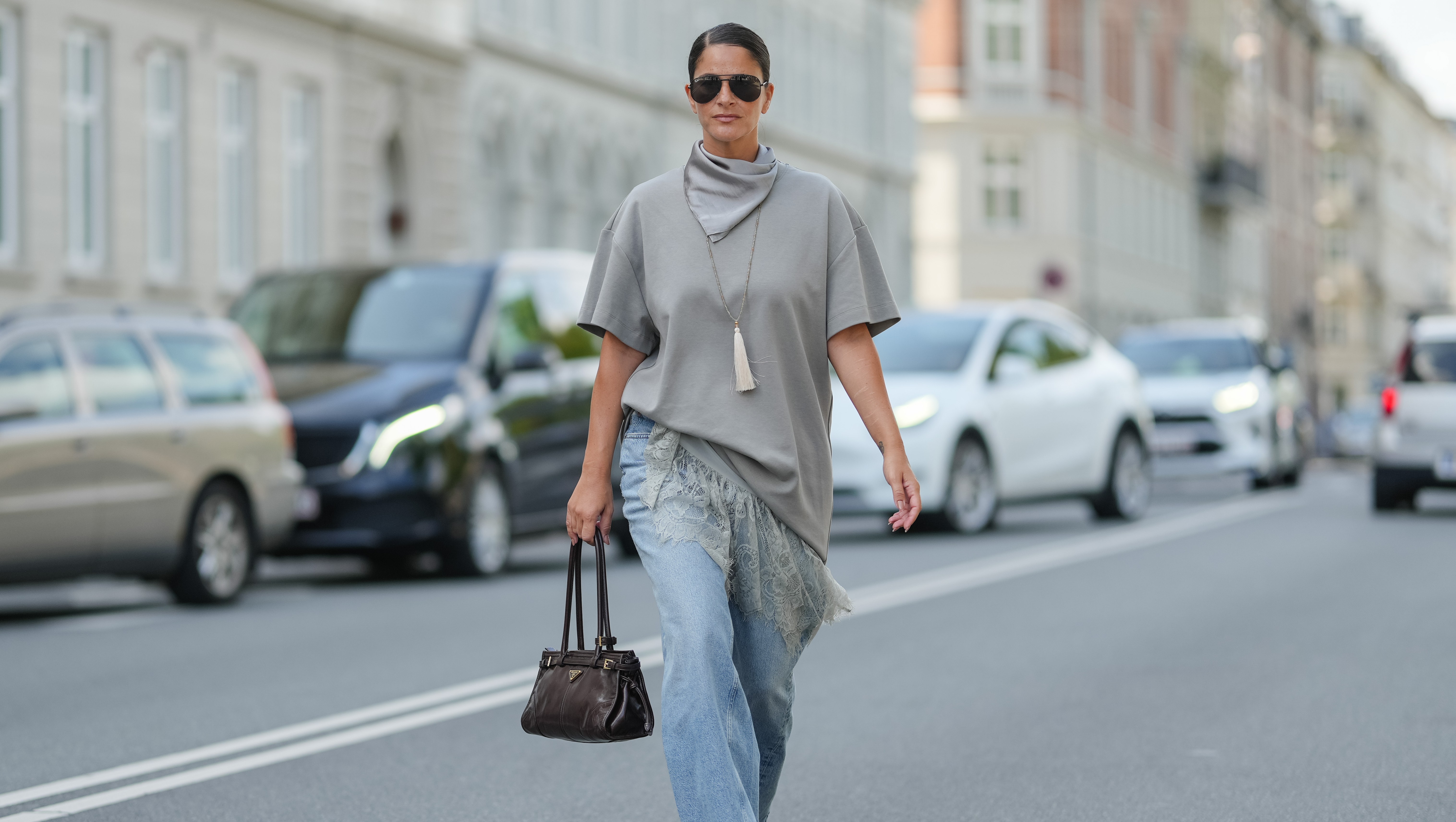 Tired of Denim? Wear These Loose Sweatpant Jeans Instead