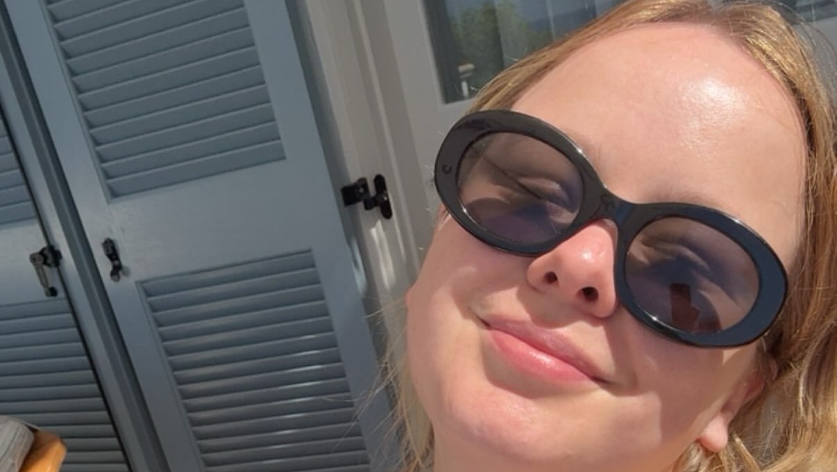 Nicola Coughlan Shows Off Her Curves in a Sexy Plunging White Swimsuit