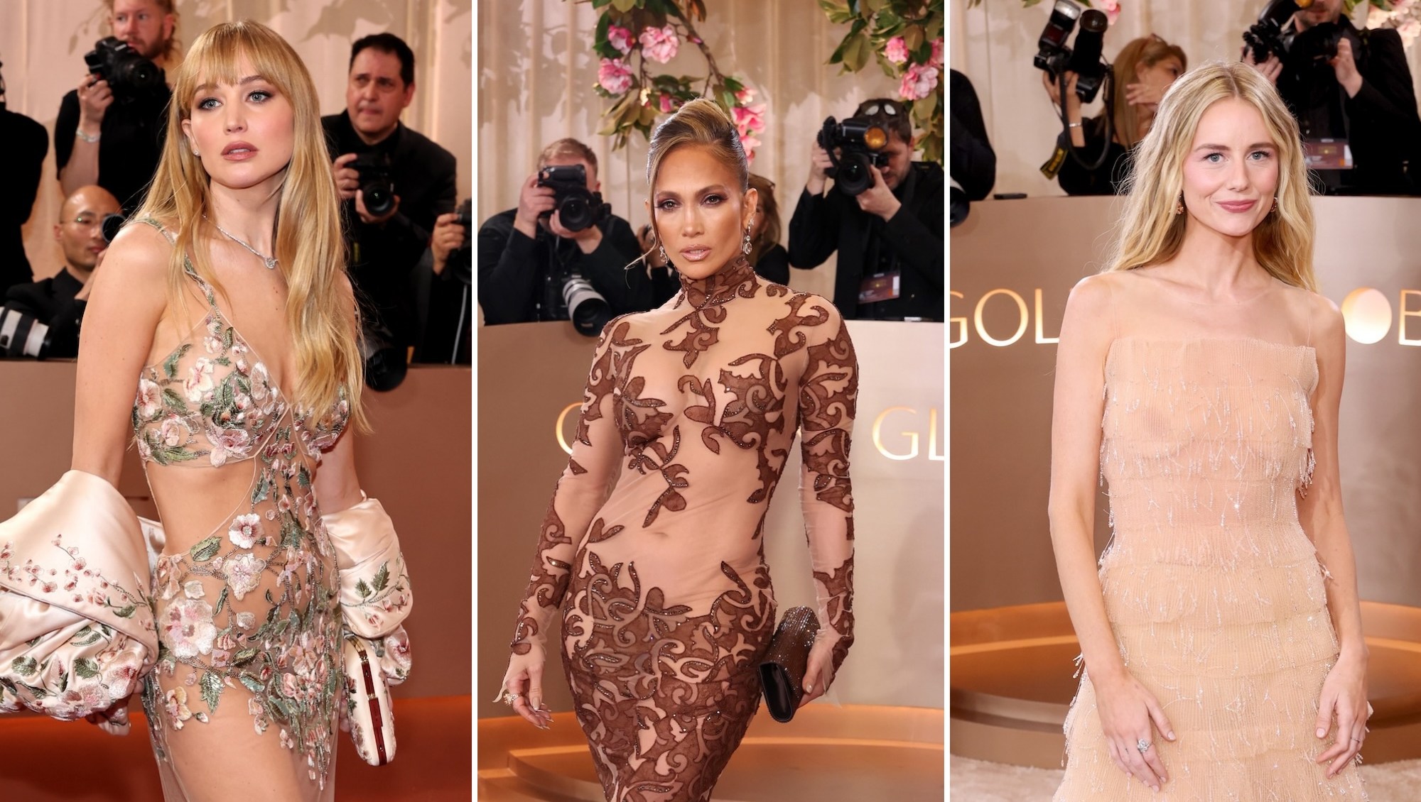 The Hottest Naked Dresses at the 2026 Golden Globes: Jennifer Lopez, More