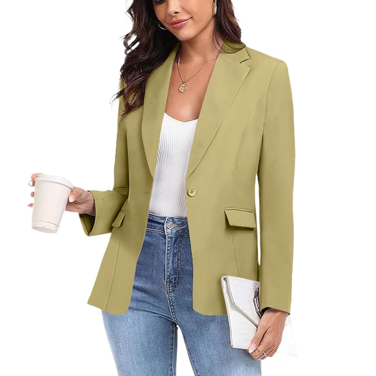 Olivia Munn Retires Neutrals for This Unexpected (But Chic) Blazer Color