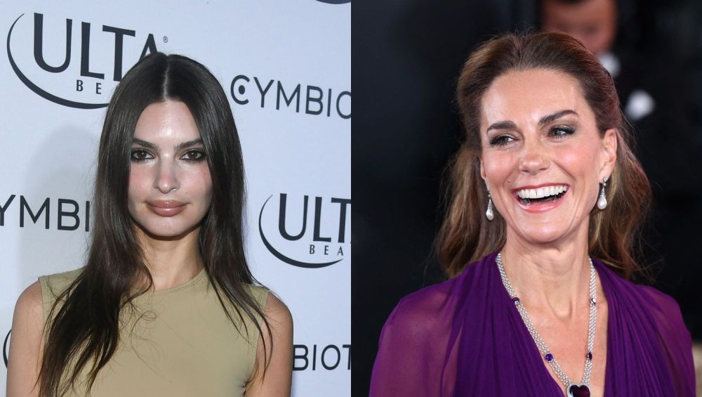 Not Blue Jeans! Emily Ratajkowski and Kate Middleton Wear This Denim Style
