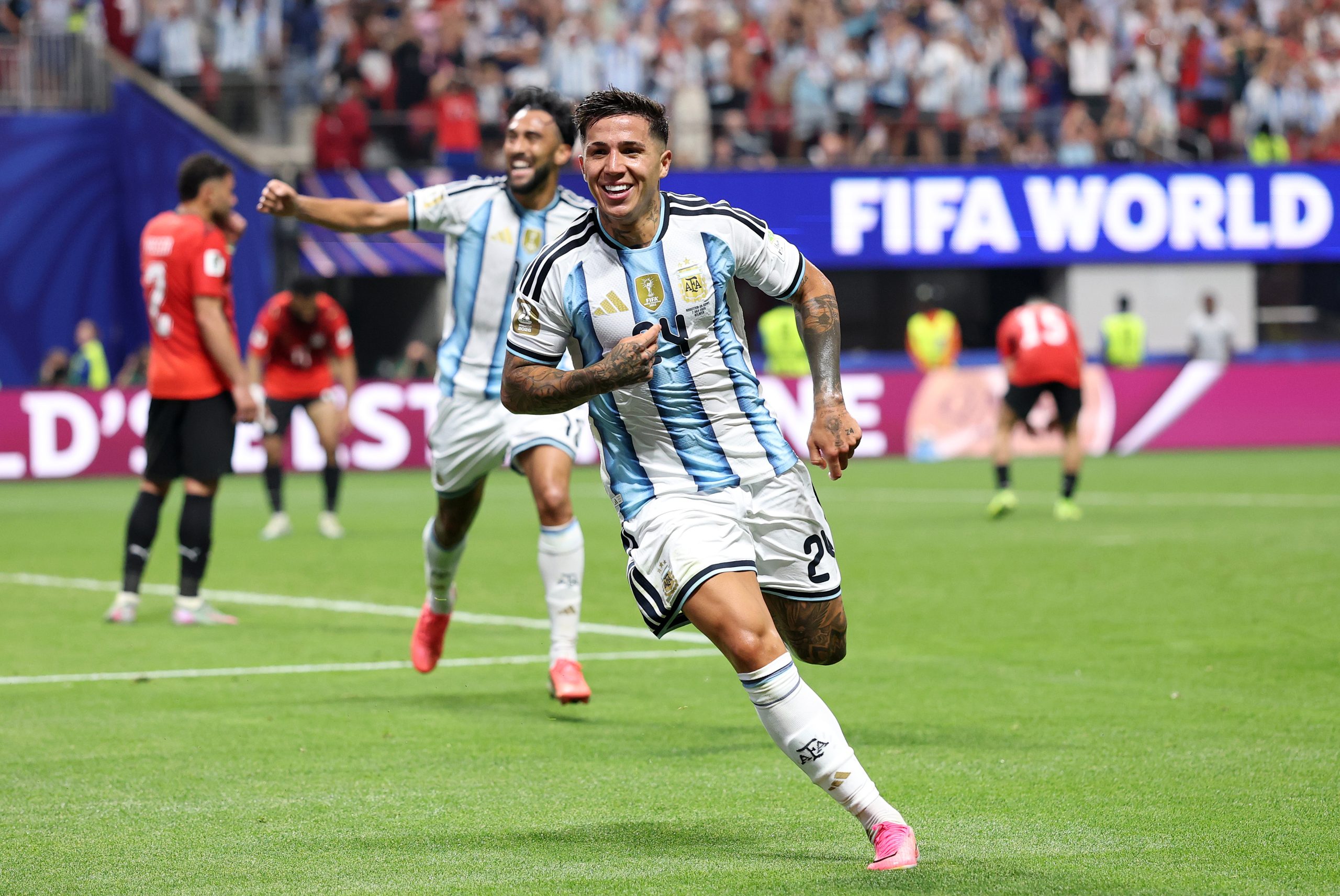 Enzo Fernández Scores Stoppage Time Winner To Complete Argentina's Comeback vs. Egypt