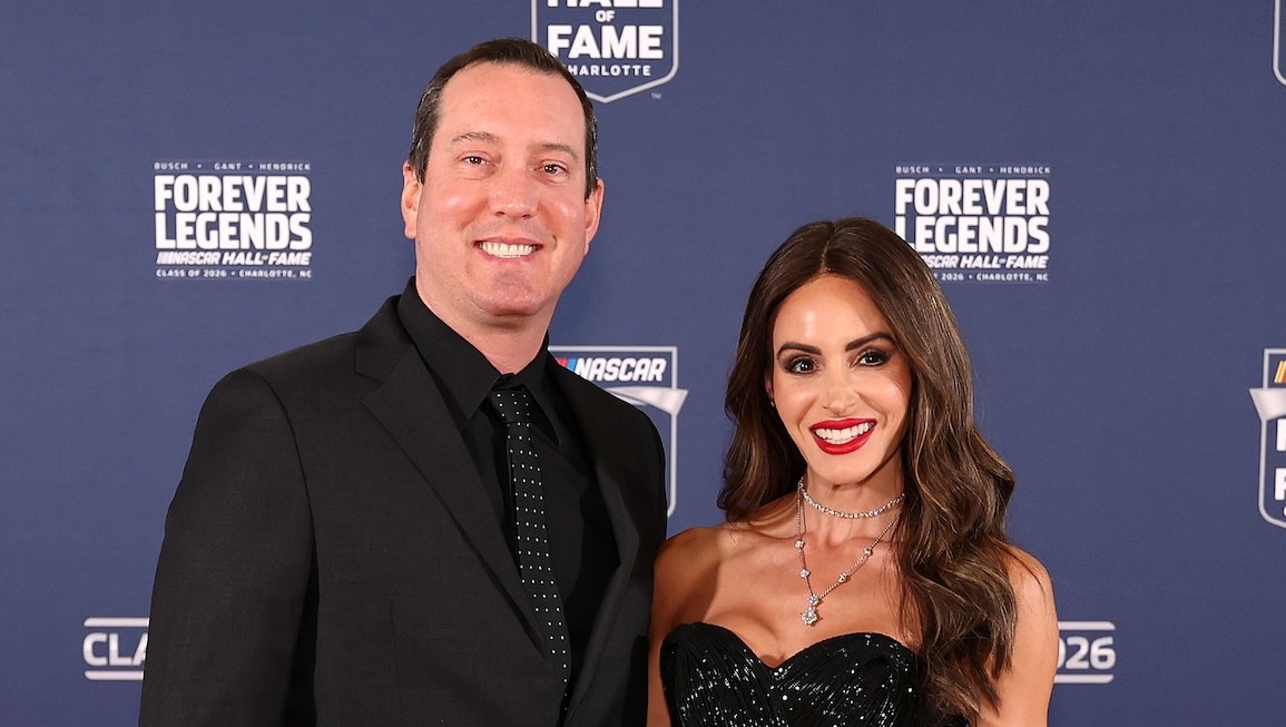 Kyle Busch's Wife Samantha Breaks Down in Tears Ahead of Moment of Silence