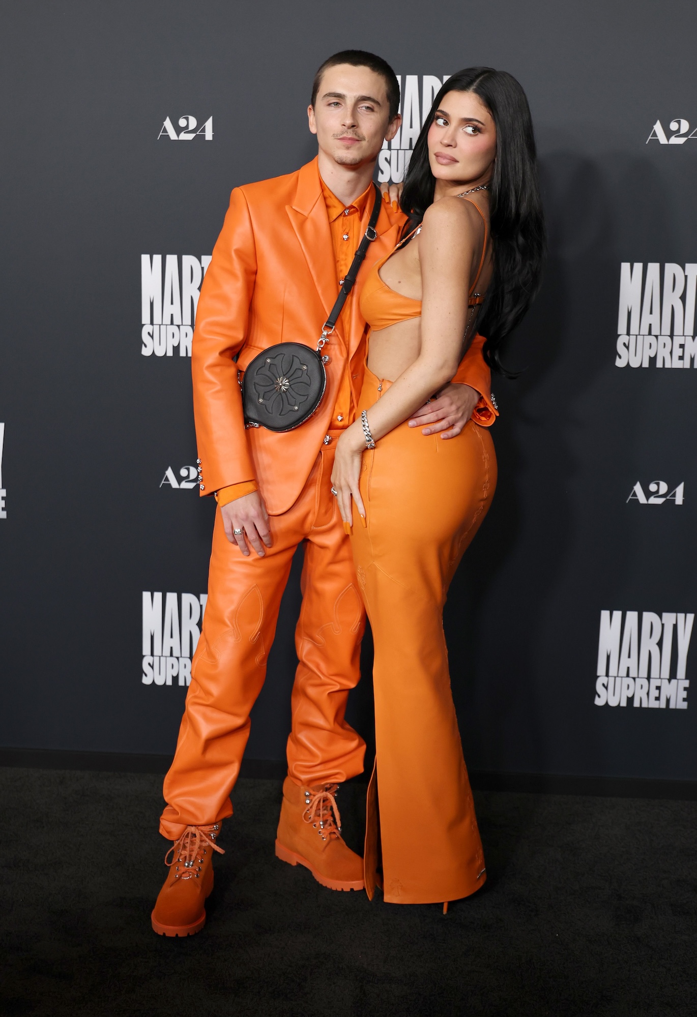 Kylie Jenner and Timothee Chalamet Pack on PDA at 'Marty Supreme' Premiere