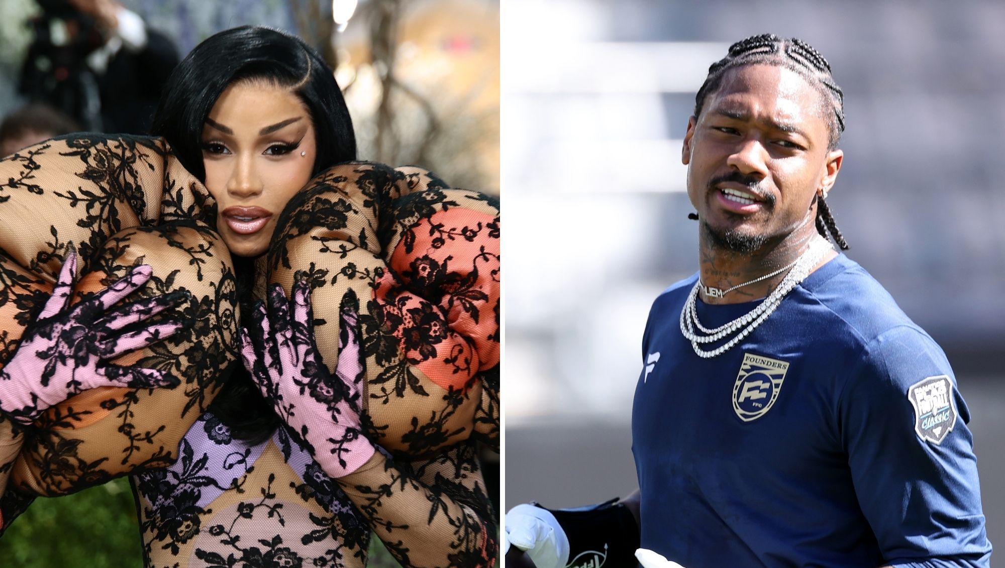 Cardi B and Stefon Diggs Appear to Have Public Argument Amid Rekindled Romance