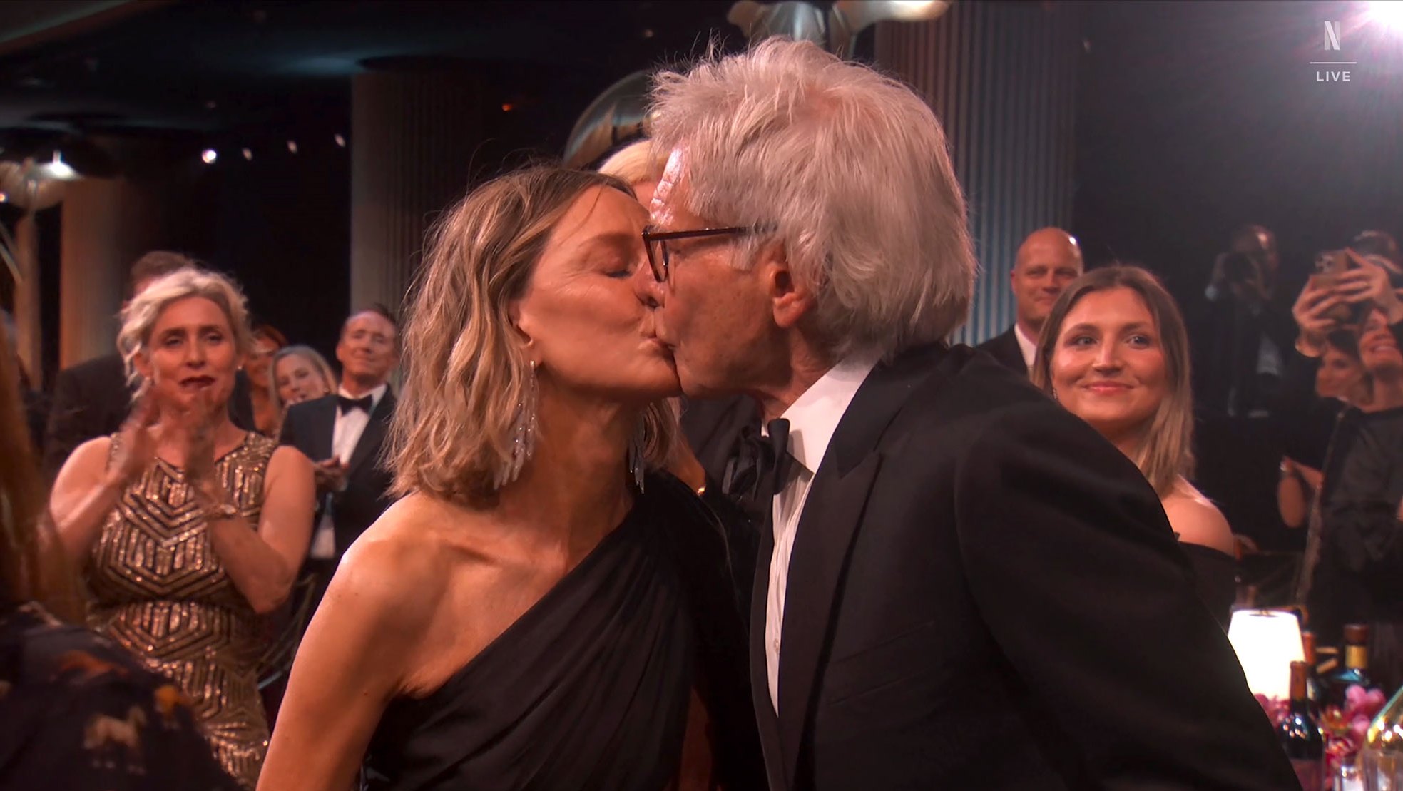 Harrison Ford and Calista Flockhart Display PDA at SAG's 2026 Actor Awards