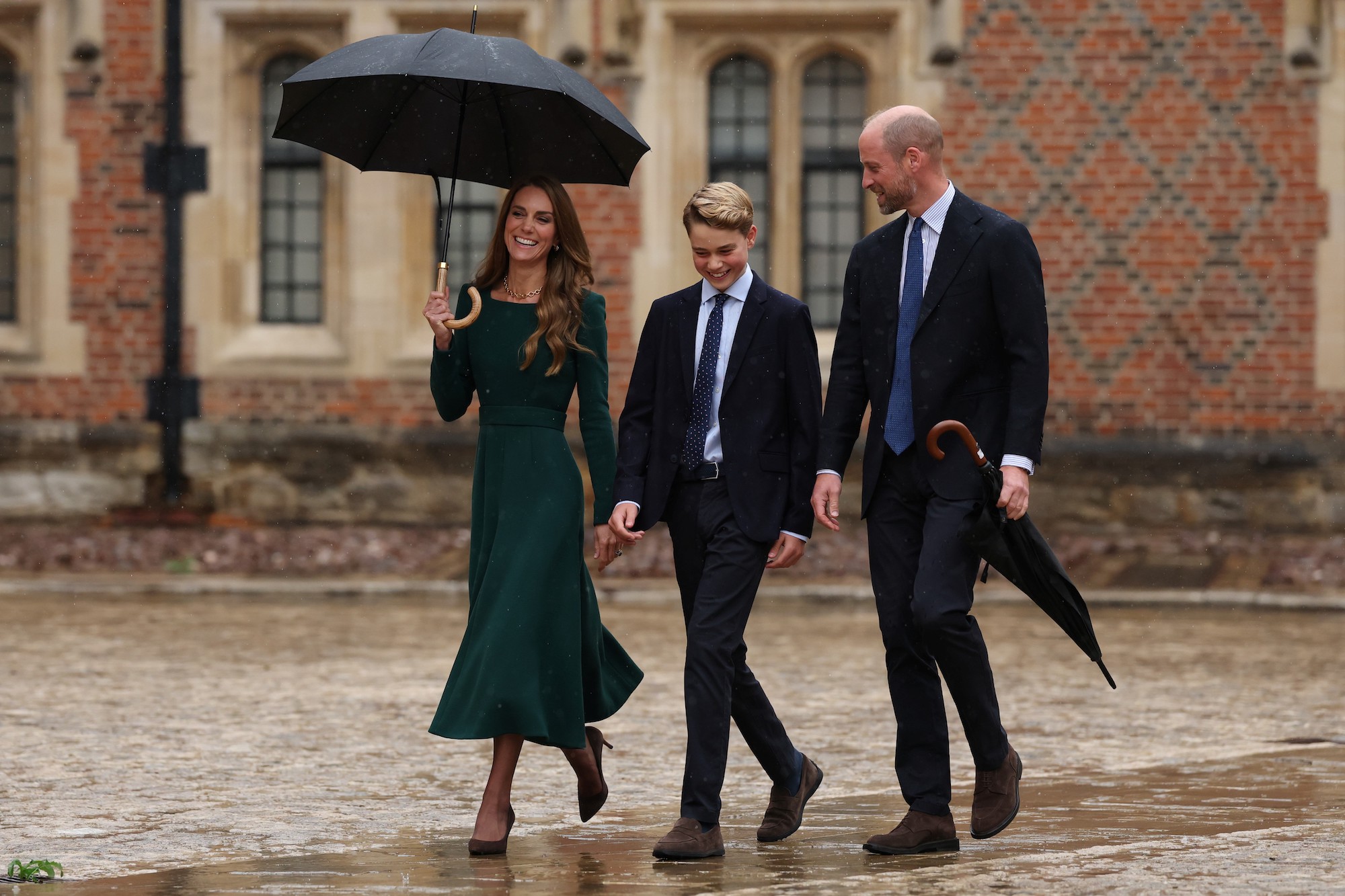 Kate Middleton Makes Rare Comment About Son George Attending Boarding School