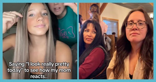 Daughters Are Saying "I Feel Pretty Today!" In Front Of Their Moms To See Their Reactions