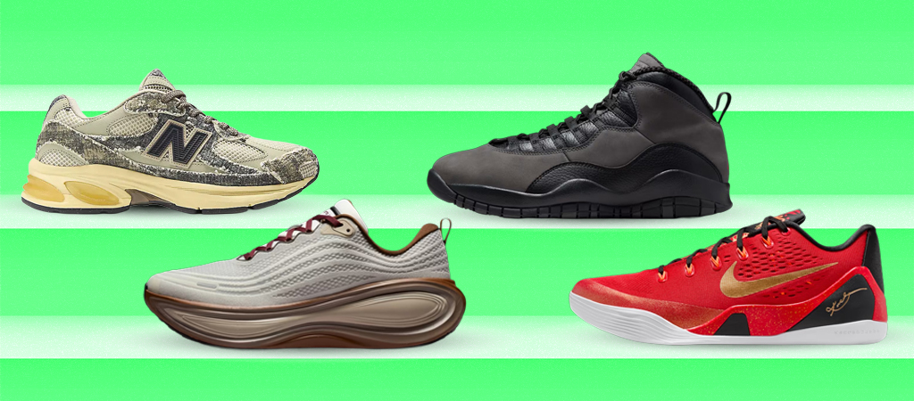 SNX: This Week’s Best Sneakers, Featuring The Air Jordan 10 Charred Grey,  Nike Kobe 9 Protro China &amp; More
