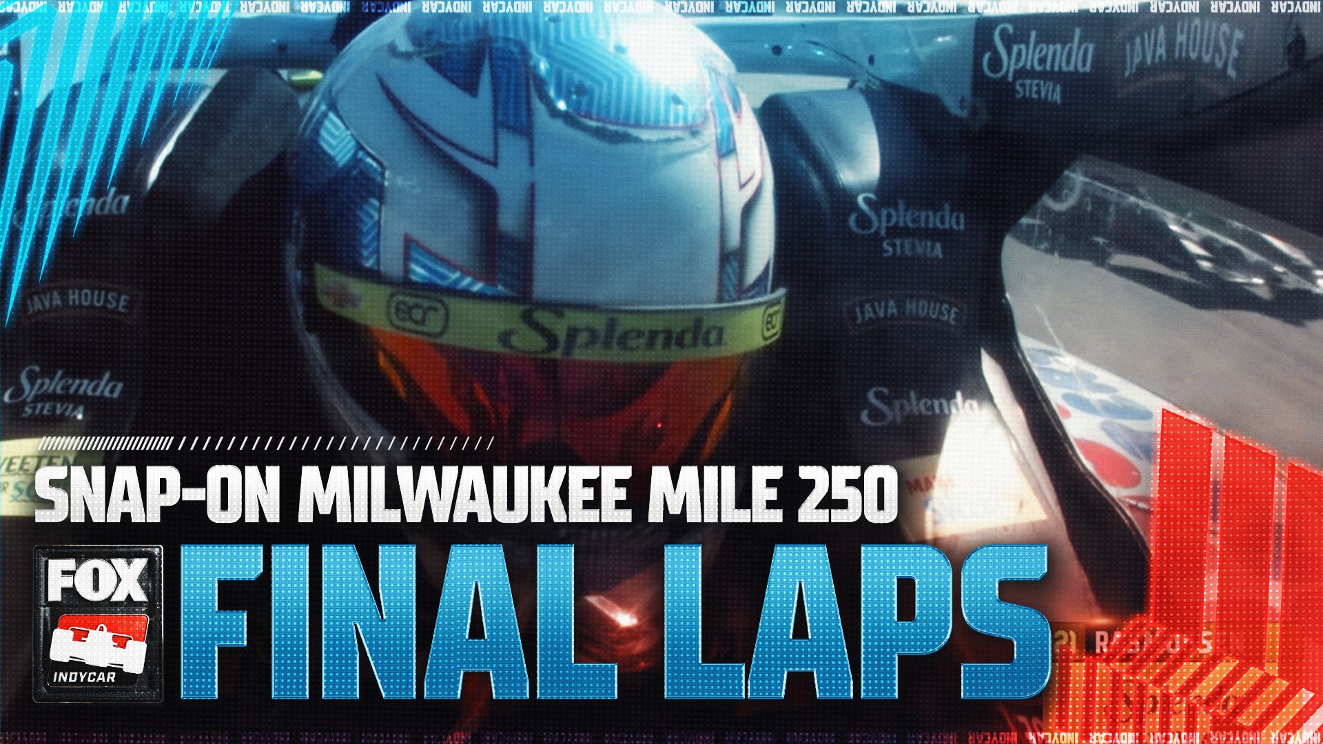 FINAL LAPS: Christian Rasmussen takes checkered flag at Snap-on Milwaukee Mile 250 | INDYCAR on FOX