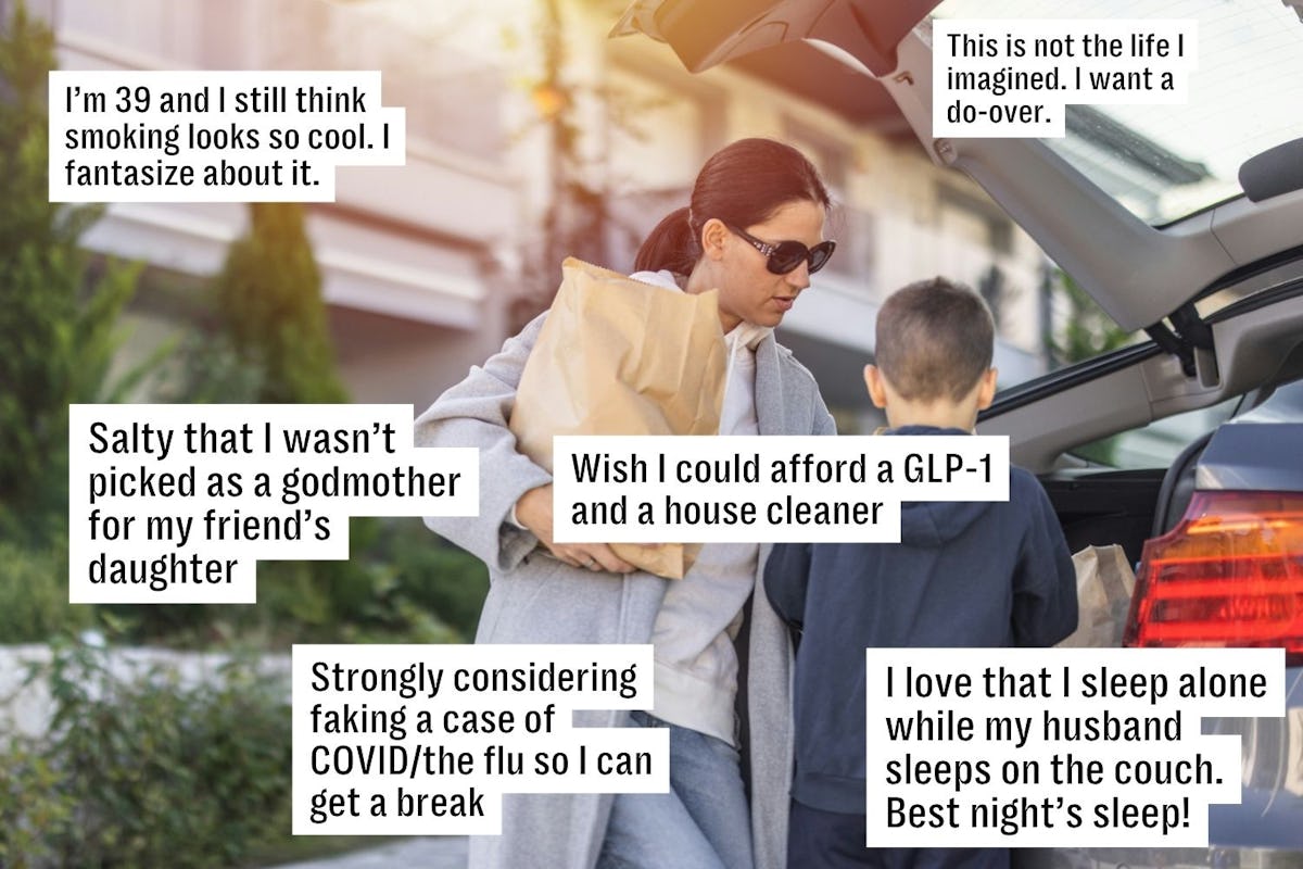 “I’m Married To A Man But Crushing On A Woman” &amp; 28 More Mom Confessions
