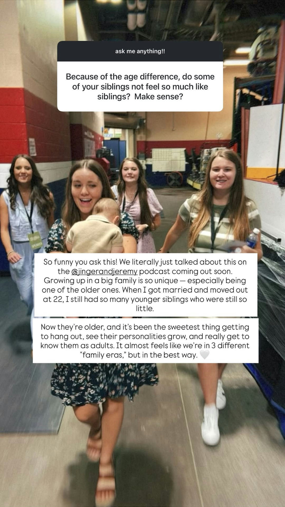 Jinger Duggar Speaks Candidly About Her Big Age Gap With Her Siblings