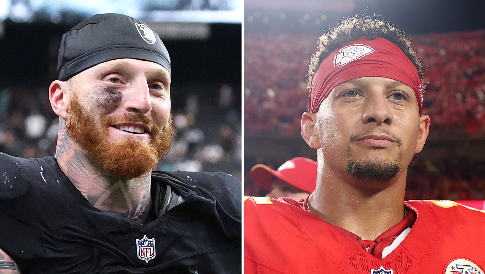 Raiders’ Maxx Crosby Makes Wild Claim About Patrick Mahomes' On-Field Moaning