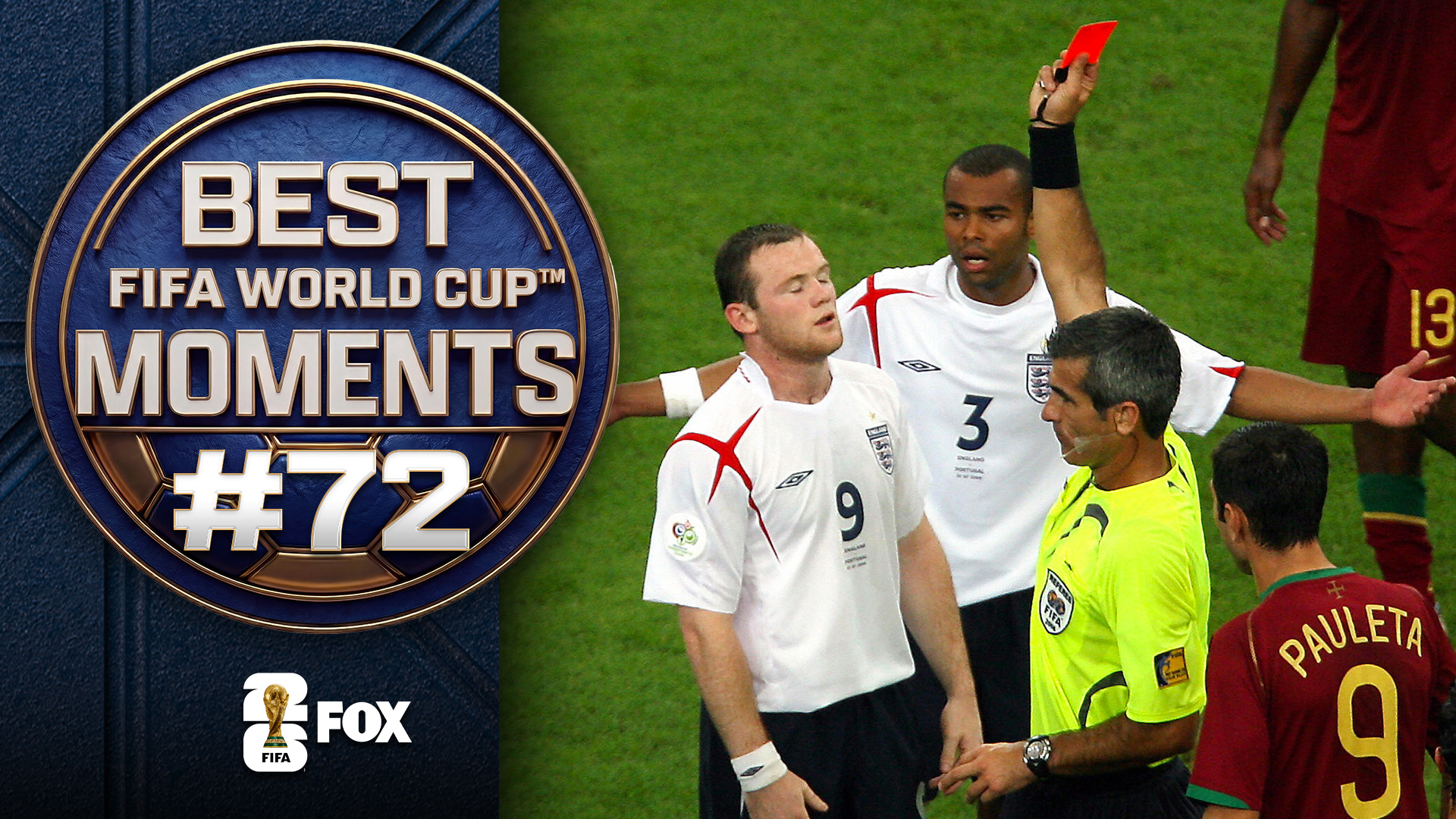 Rooney's Red and Ronaldo's Wink Make World Cup Top 100 Moments List