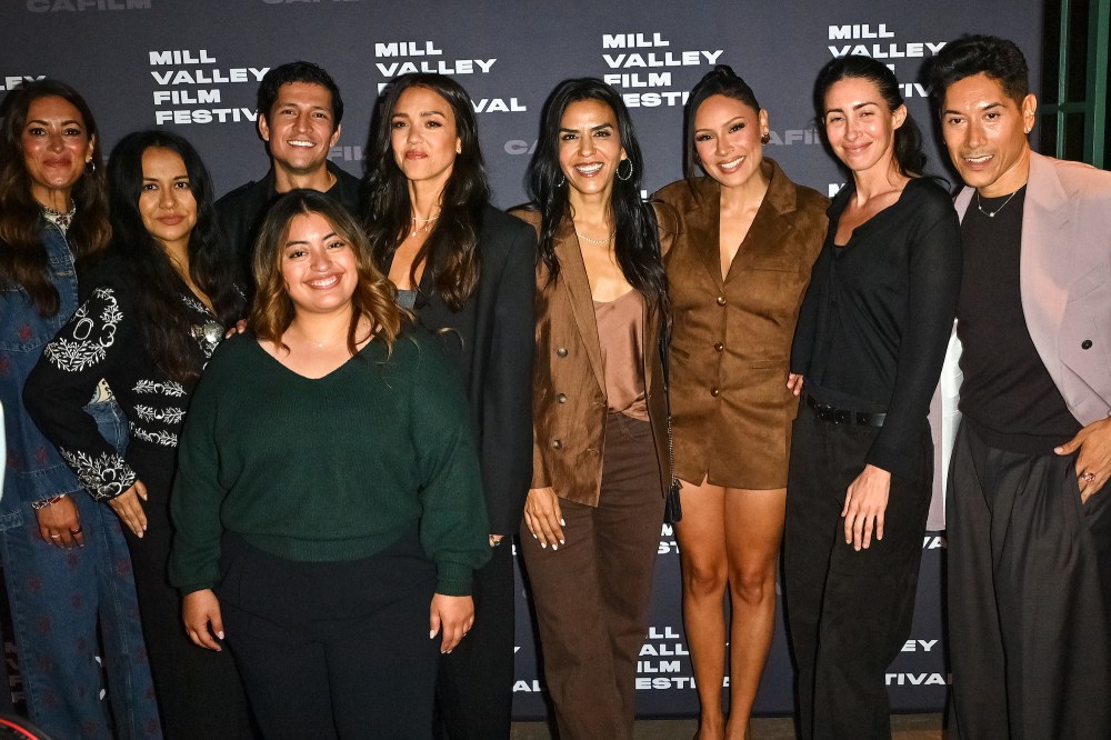 Jessica Alba and Danny Ramirez Pose Together on Red Carpet With Friends