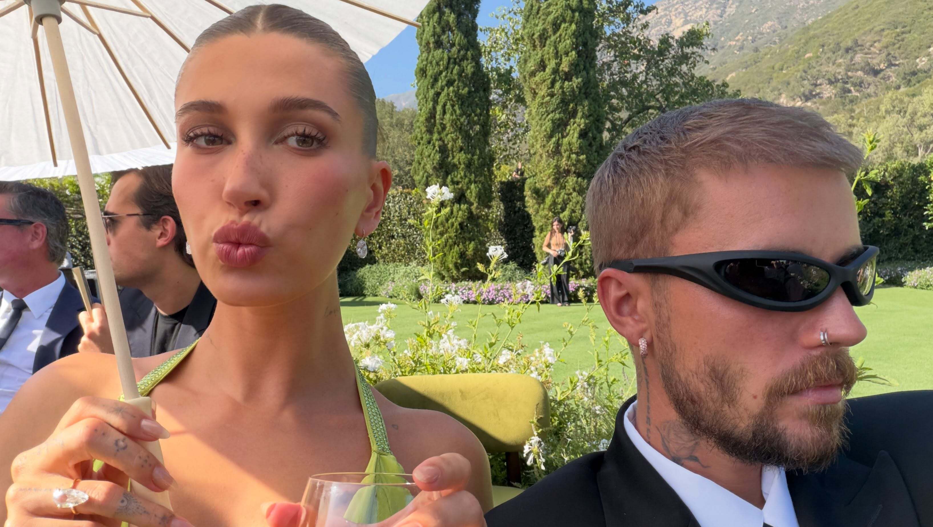 Justin Bieber Shares Intimate Pics From Billie Eilish's Brother's Wedding