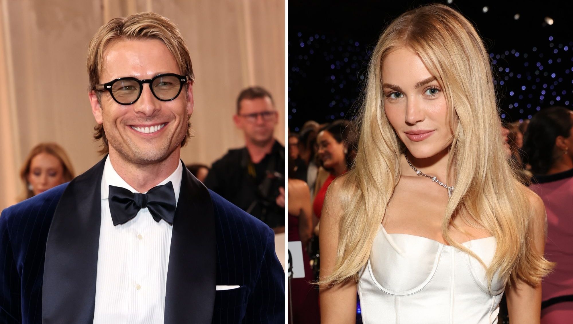 Glen Powell Spotted With Michelle Randolph at 2026 Golden Globes Afterparty