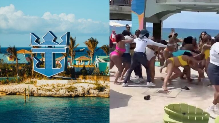 Chaos at Royal Caribbean’s Beach Club as Guests Brawl in Nassau