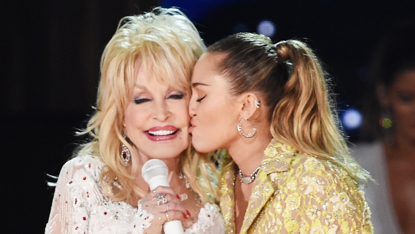 Miley Cyrus Cries Honoring Dolly Parton During Hollywood Bowl Concert
