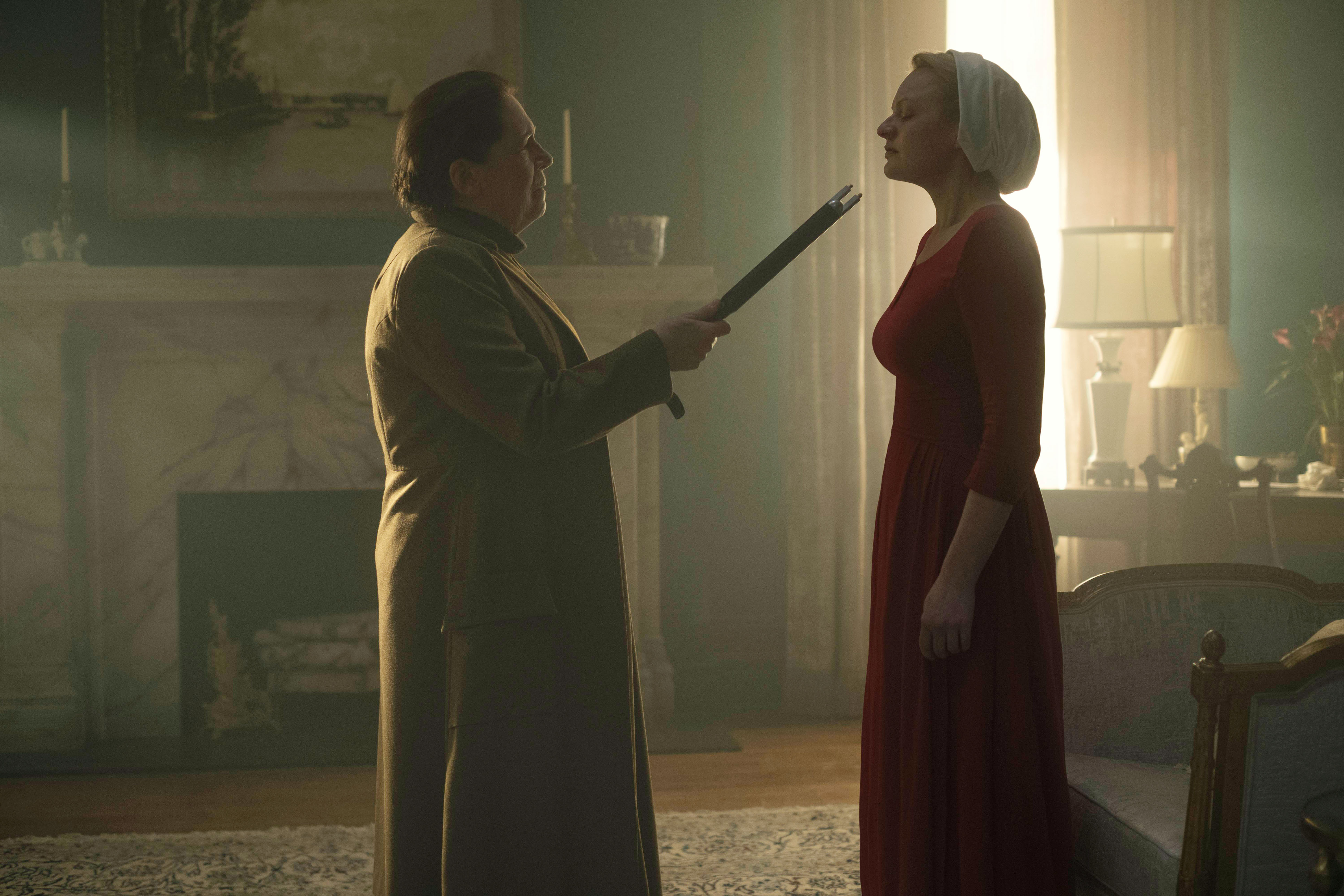Chase Infiniti Didn't Meet Elisabeth Moss While Filming 'Handmaid's' Spinoff