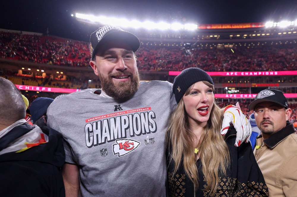 Taylor Swift Dazzles in Metallic Dress on Date Night With Travis Kelce