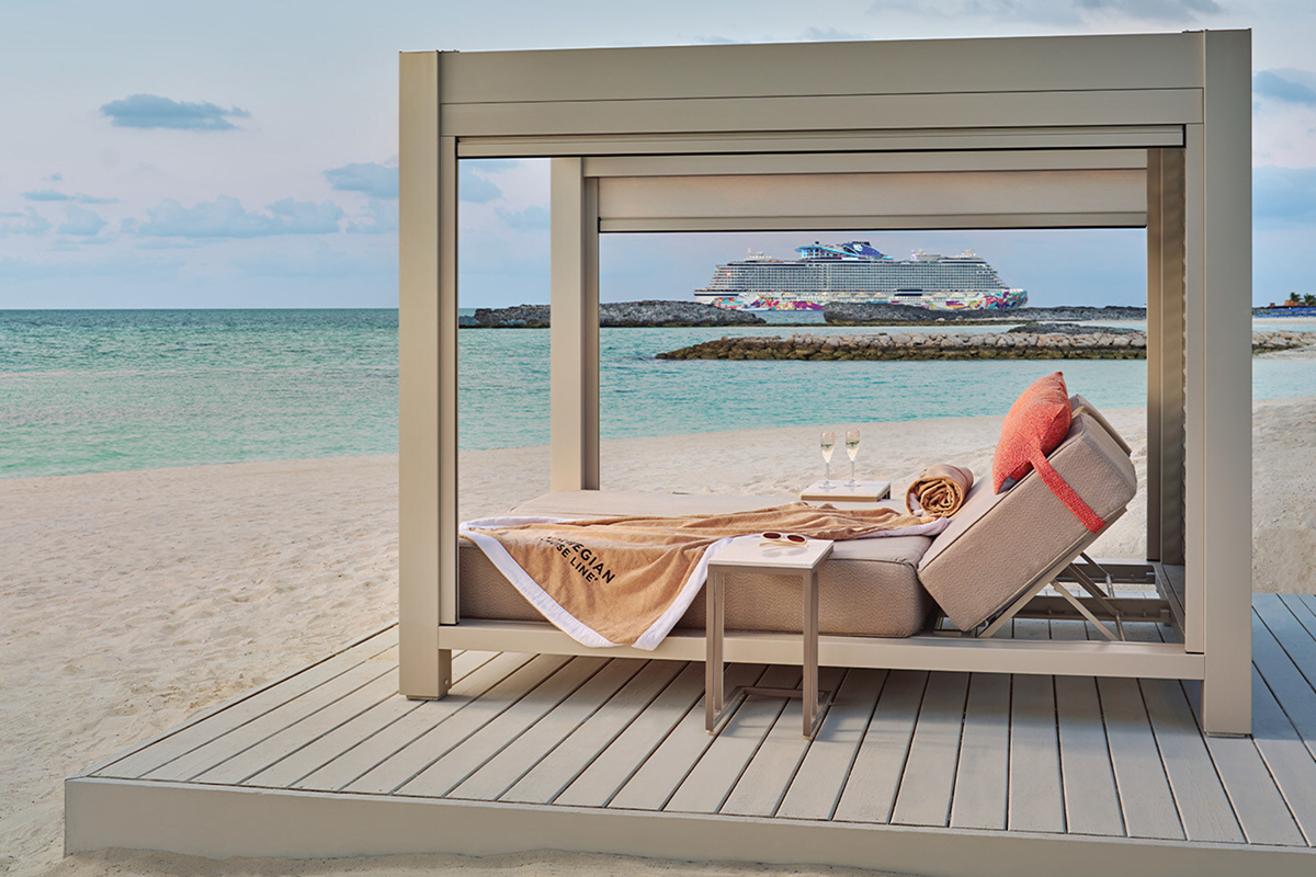Norwegian Cruise Line’s Great Stirrup Cay Is Getting a Lagoon Pool, a Beach Club, and Two Swim-Up Bars