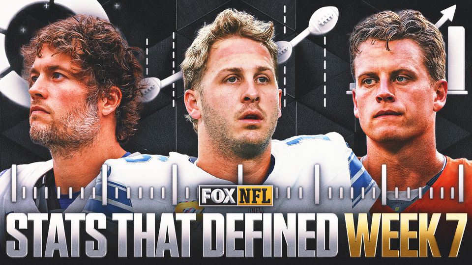 NFL Week 7 Defining Stats: Rodgers Passes Manning, Burrow Catches Fire
